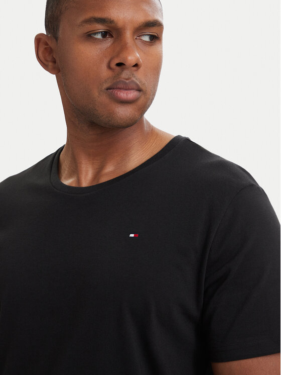 Tommy Hilfiger Tommy Hilfiger Marškinėlių komplektas UM0UM03379 Juoda Regular Fit