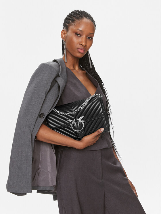 PINKO Pinko Τσάντα Love One Classic Dc. AI23-24 PLTT 100941 A0GK Μαύρο