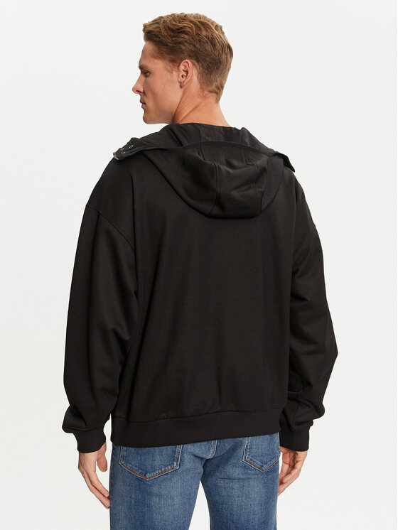 HUGO Hugo Sweatshirt Dilacktech 50521792 Schwarz Regular Fit