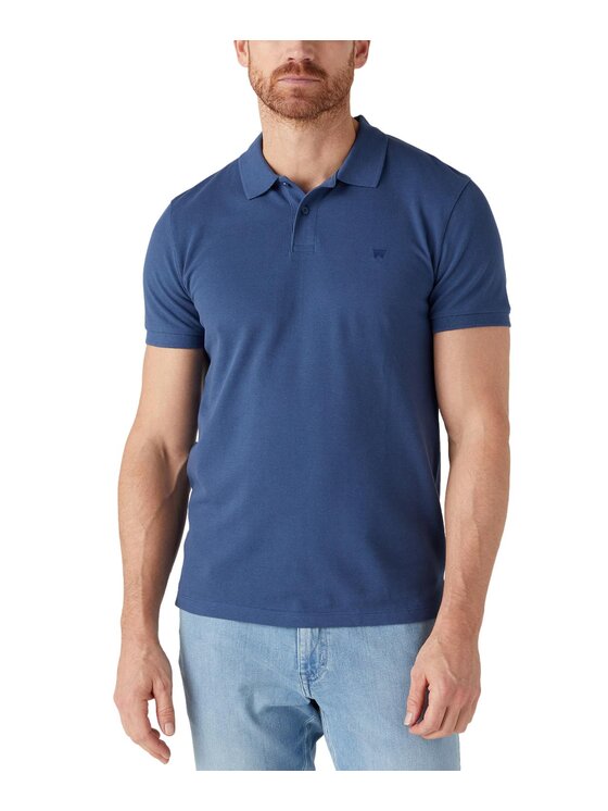 Wrangler Wrangler Polo W7X7K4XTG Blu scuro Regular Fit