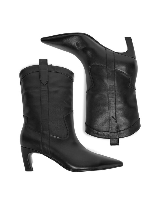 GINO ROSSI Gino Rossi Botki `EO-DIMA-2546-0714-1R Czarny