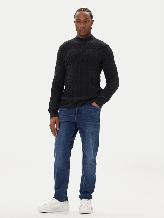 JOOP! Jeans JOOP! Jeans Sweter 15 JJK-18Floriano 30047403 Granatowy Modern Fit