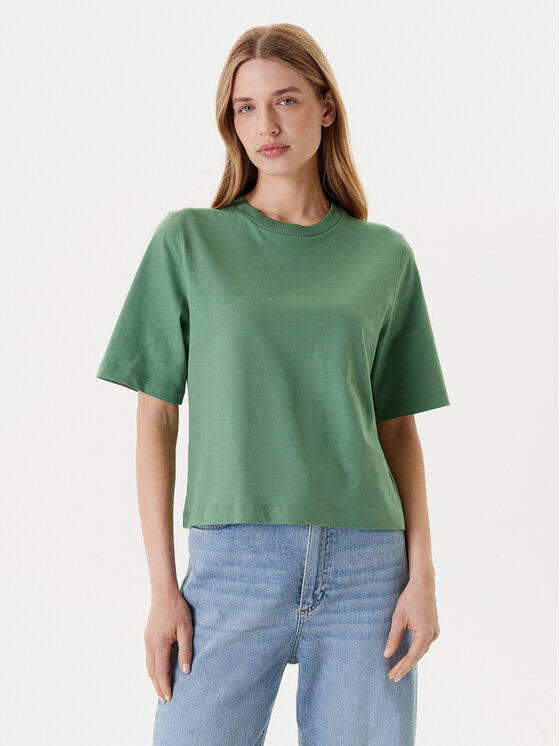 United Colors Of Benetton United Colors Of Benetton T-Shirt 3BL0E17G5 Zielony Relaxed Fit