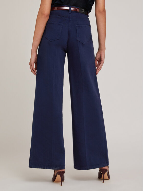 Motivi Motivi Pantaloni di tessuto P733Q003789N039 Blu Over Fit