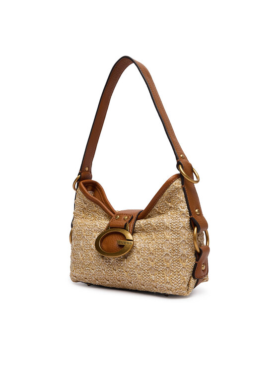 Guess Guess Дамска чанта Camden Mini HWRB93 08720 Бежов