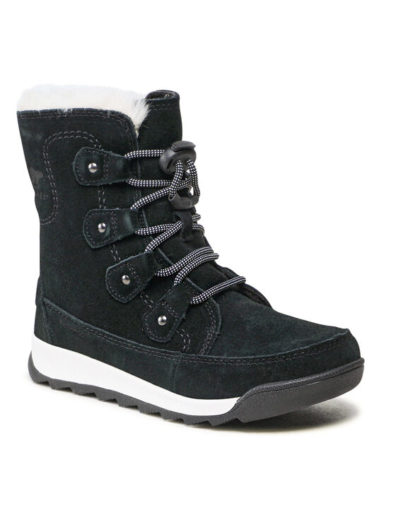 Sorel Śniegowce Youth Whitney II Joan Lace Wp NY4572 Czarny Modivo.pl