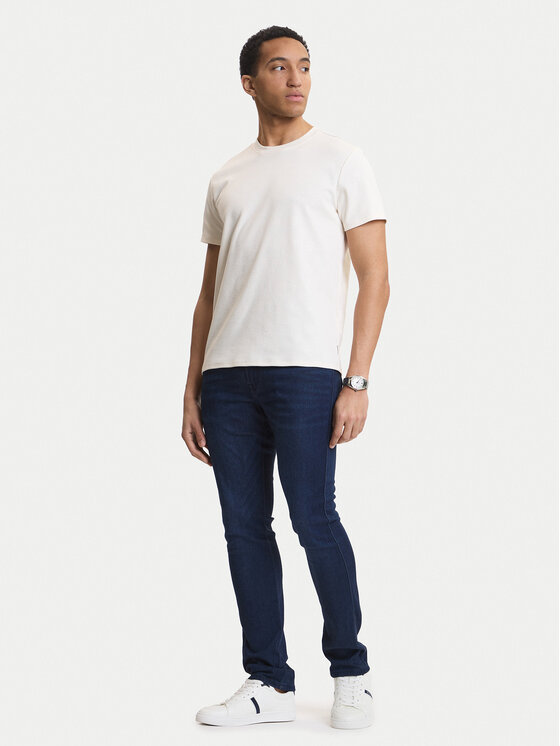 Guess Guess Jeansy M6GAS2 D1086 Tmavomodrá Slim Tapered Fit