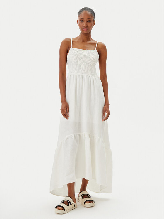 Maaji Maaji Лятна рокля Isadora PT2123CLD008 Бял Regular Fit