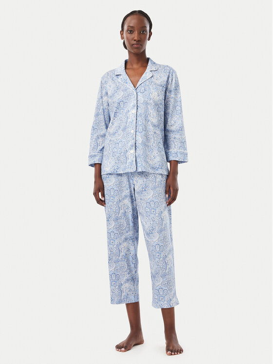 LAUREN RALPH LAUREN LAUREN RALPH LAUREN Pidžaama I819702 Helesinine Regular Fit