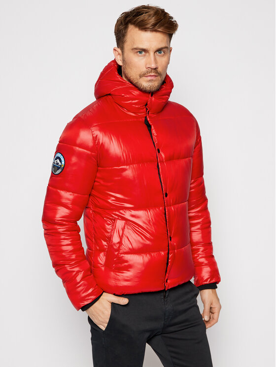 Superdry doudoune top rouge