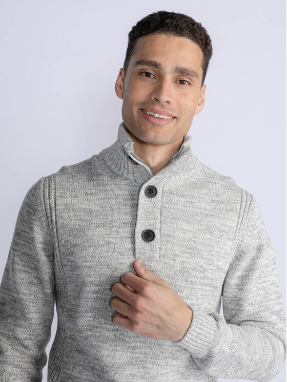 Petrol Industries Petrol Industries Pullover M-3030-KWC206 Grau Regular Fit