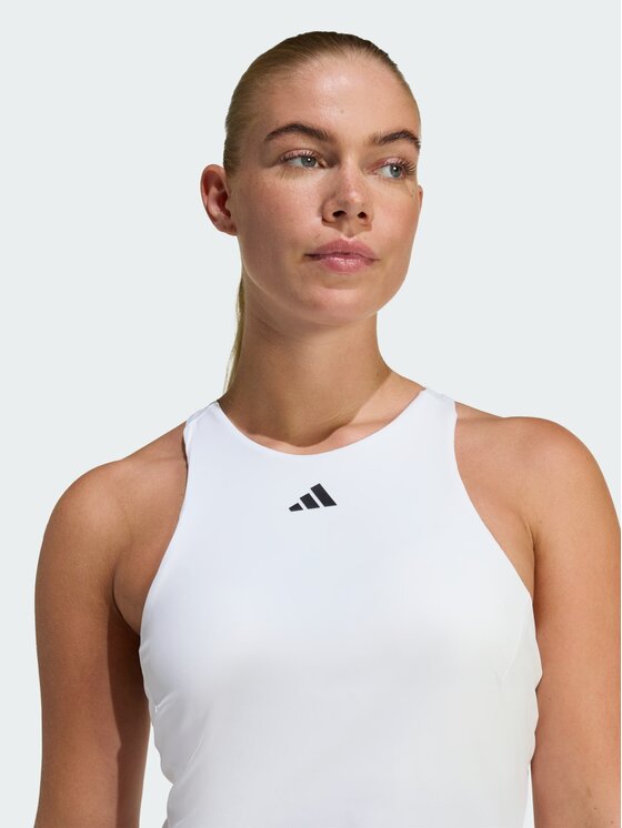 adidas adidas Koszulka techniczna 159341 Biały Slim Fit