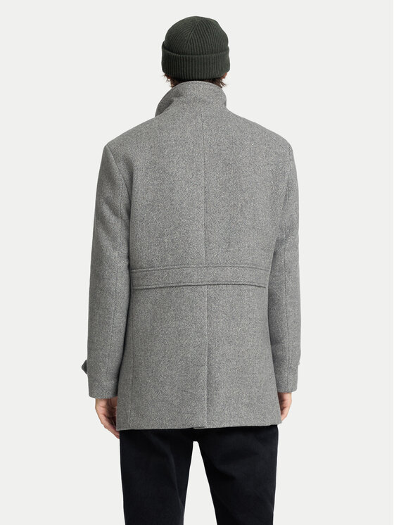 Selected Homme Selected Homme Wollmantel 16094322 Grau Regular Fit
