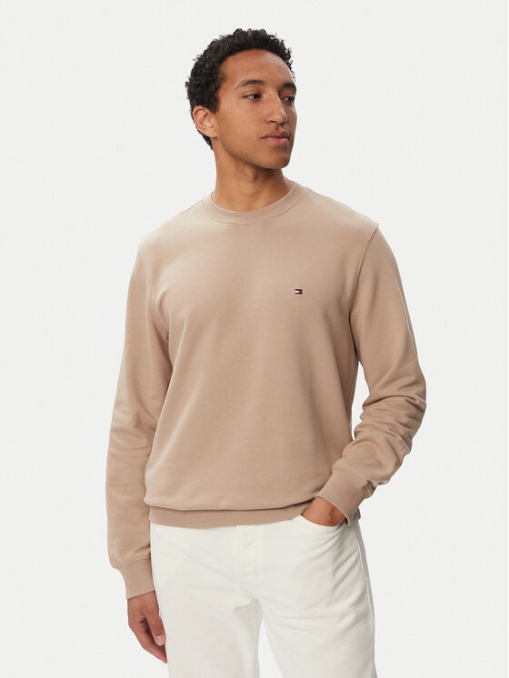 Tommy Hilfiger Hanorac Essential Terry MW0MW37237 Bej Regular Fit