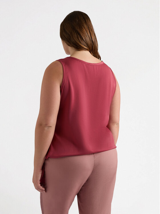 Fiorella Rubino Fiorella Rubino Bluzka 2755T002246N029 Bordowy Slim Fit
