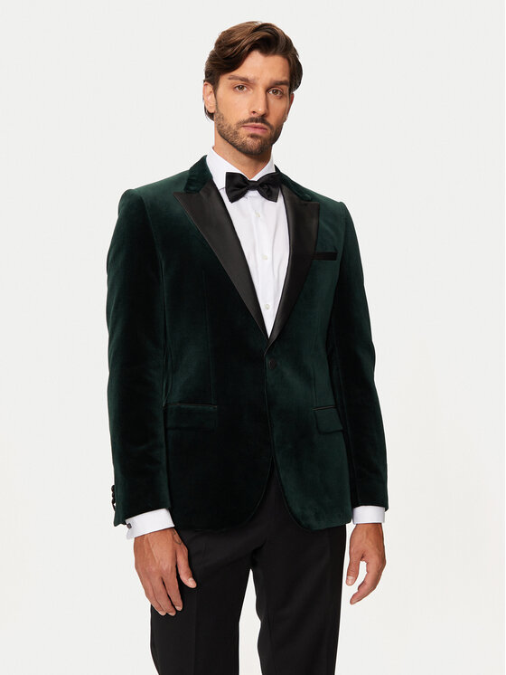 HUGO Hugo Sacou Henry244E1X 50524909 Verde Slim Fit