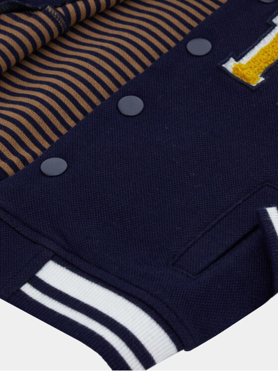 Original Marines Original Marines Majica dugih rukava DEP0209NM Tamnoplava Regular Fit