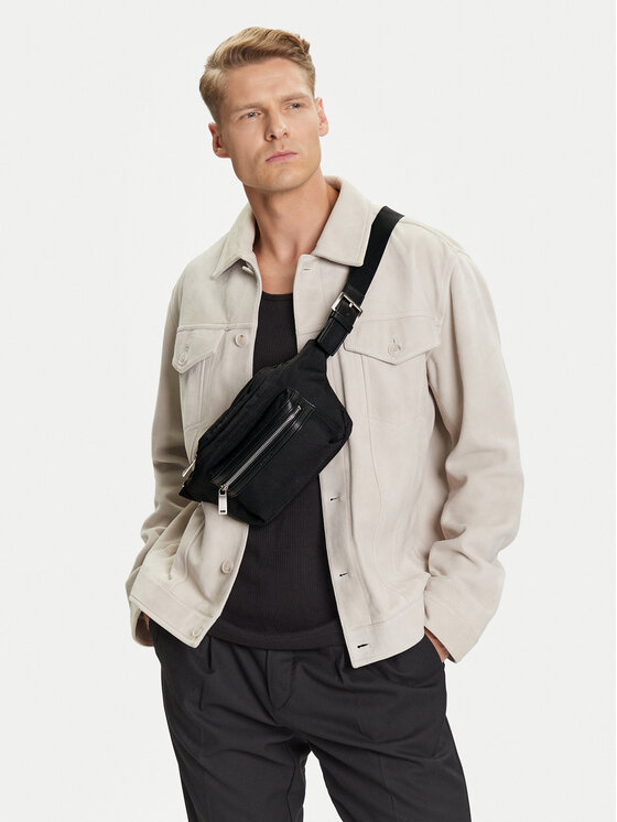 Calvin Klein Övtáskák Contrast Belt Bag LV04D3073G Fekete
