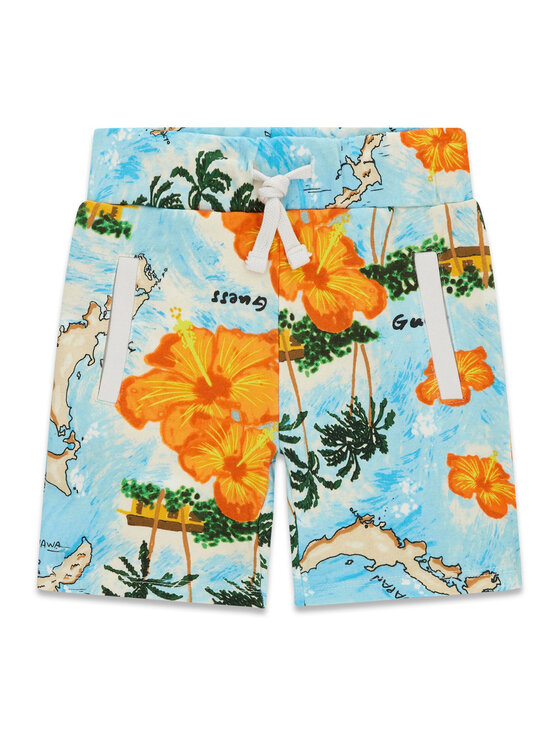 Guess Pantaloni scurți sport N6GD00 KA6R4 Colorat Regular Fit