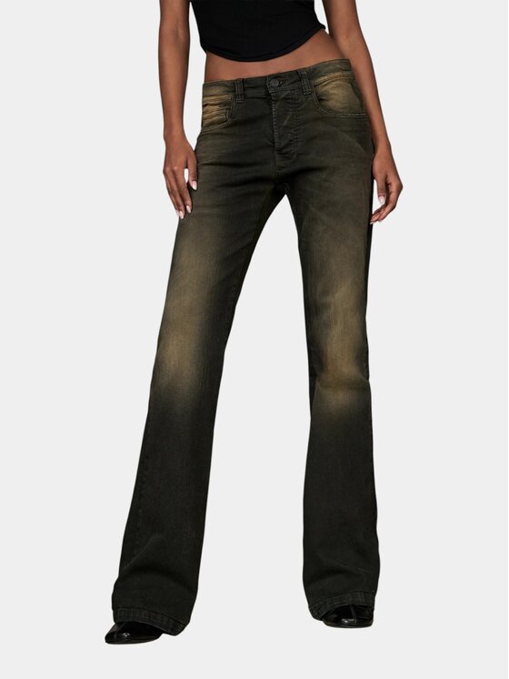 MADE BY SOCIETY MADE BY SOCIETY Spodnie materiałowe SUDDEN Jeans - P27216 Czarny Basic Fit
