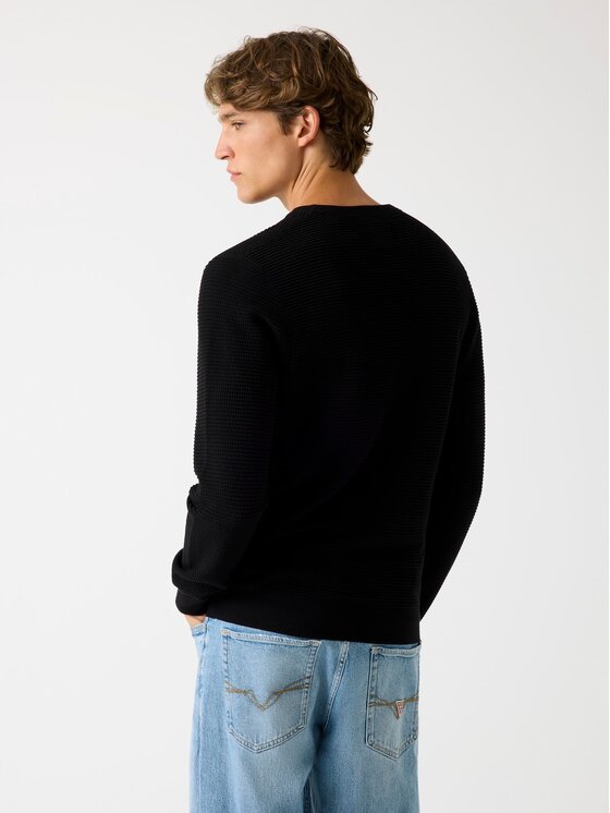 Guess Guess Sweter 146117 Czarny Classic Fit