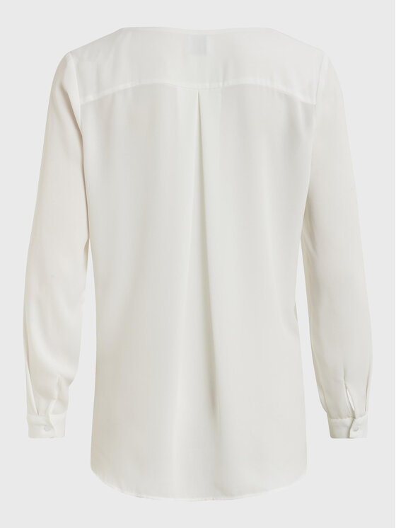 Vila Vila Camicia Lucy 14044253 Bianco Relaxed Fit