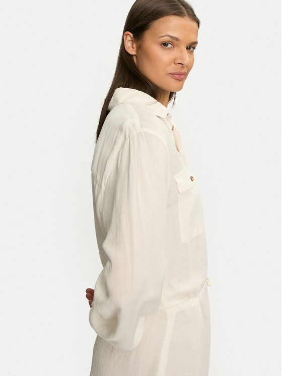 Banana Moon Banana Moon Nyári ruha Sundy Holidays LHN10 Fehér Regular Fit