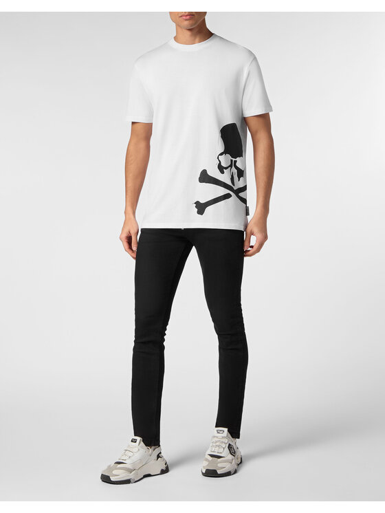 PHILIPP PLEIN PHILIPP PLEIN T-Shirt 19475 Biały Regular Fit