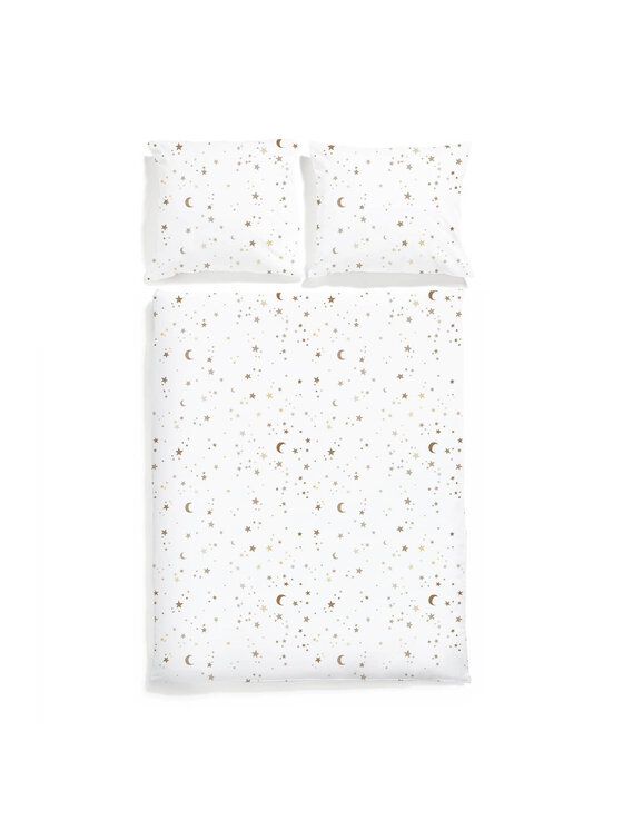 White pocket White pocket Komplet pościeli satynowa Biały