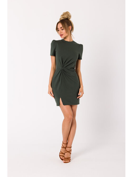Made of Emotion Made of Emotion Vestito da giorno M731 Verde Premium Fit