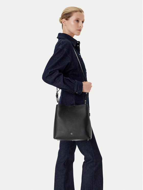 Aigner Aigner Ročna torba Delia M 136189 Črna