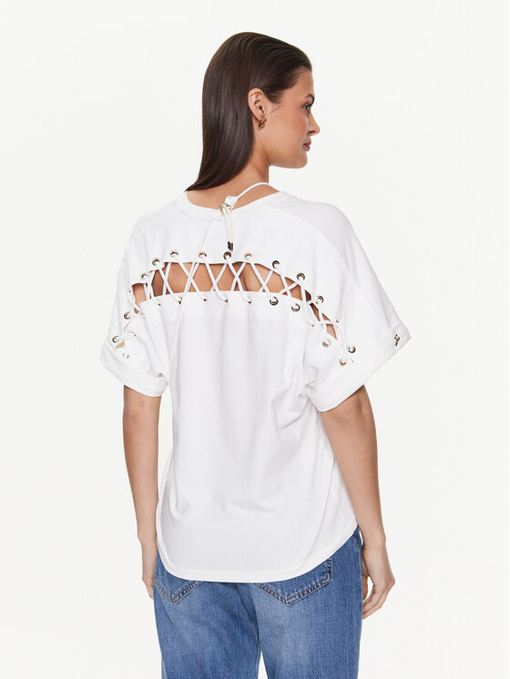 Babylon Babylon Bluza S_ER0570 Bela Relaxed Fit
