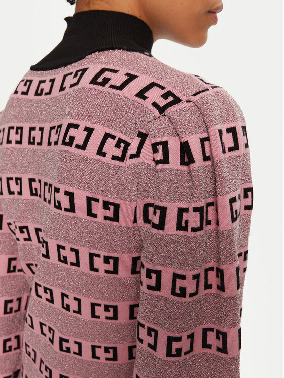 Gaudi Gaudi Трикотажна сукня 421BD13005 Рожевий Loose Fit