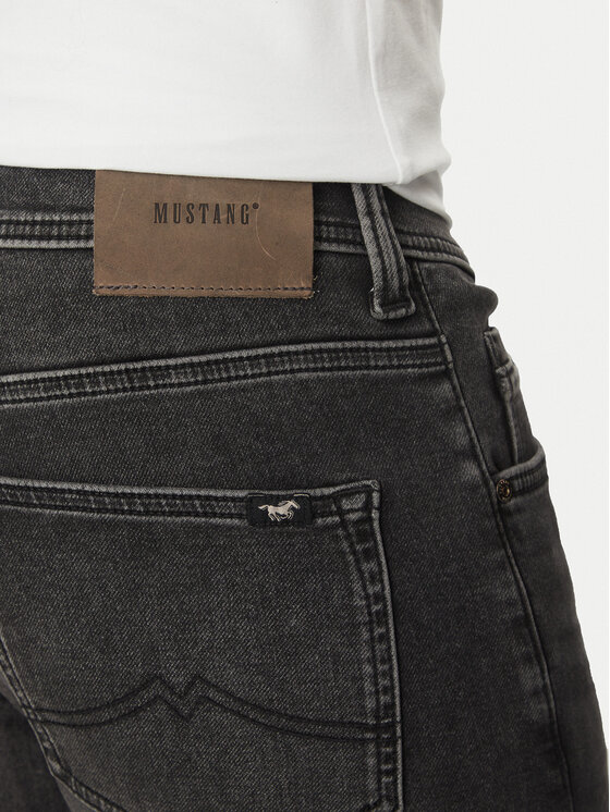 Mustang Mustang Jeansy Oregon 1013713 Czarny Slim Fit