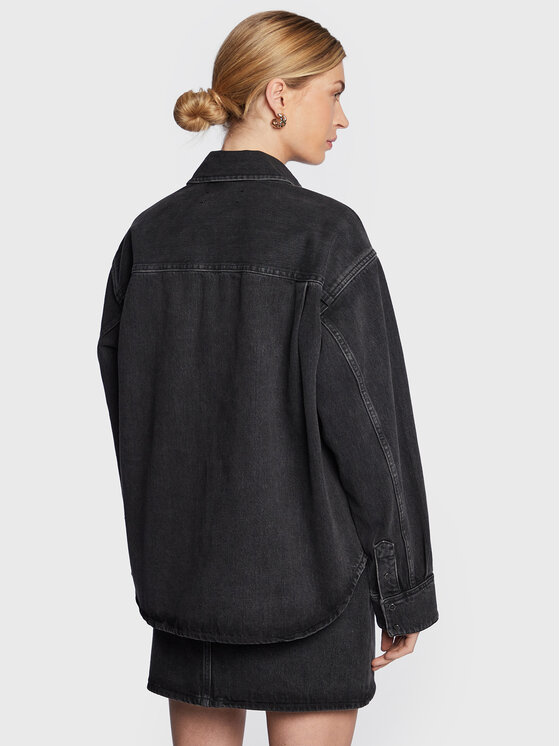 Samsøe Samsøe Samsøe Samsøe Jeans jakna Ellen F22400111 Črna Regular Fit