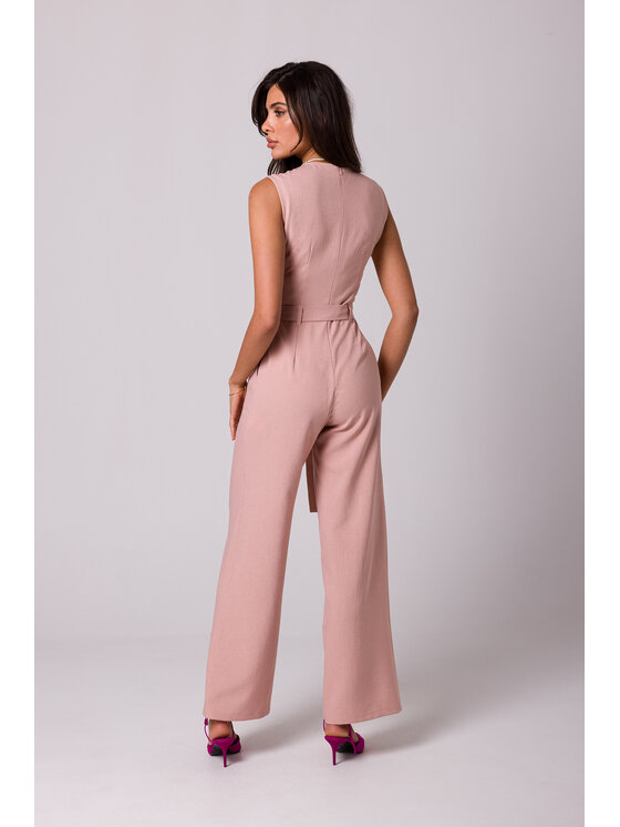 BeWear BeWear Kombinezon B256 Różowy Regular Fit