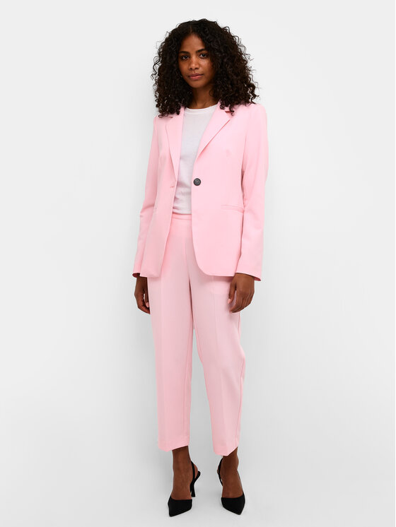 Kaffe Kaffe Штани з тканини Sakura 10506127 Рожевий Relaxed Fit