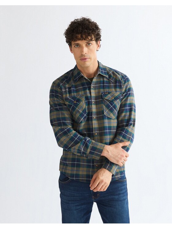 Wrangler Wrangler Koszula WESTERN SHIRT Kolorowy Regular Fit