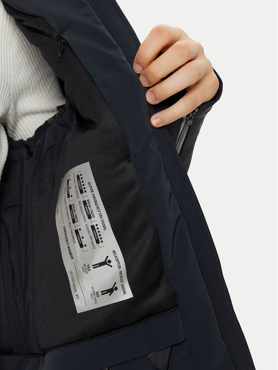 4F 4F Lyžařská bunda 4FWAW24TTJAF678 Černá Slim Fit