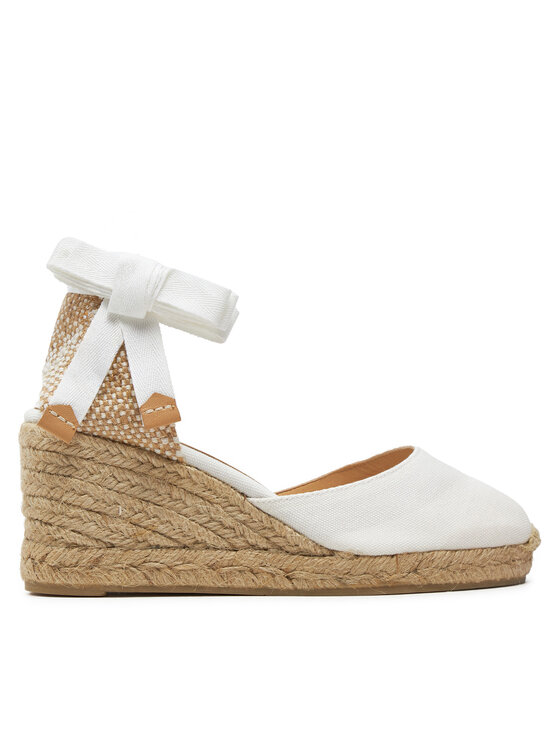 Castañer Espadrilky Carina/6/001 020964 Biela
