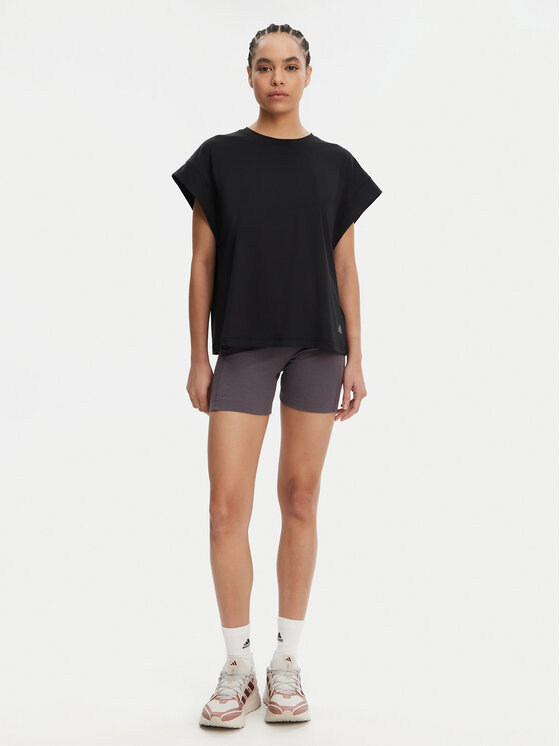 adidas adidas Футболка Yoga JL7800 Чорний Loose Fit