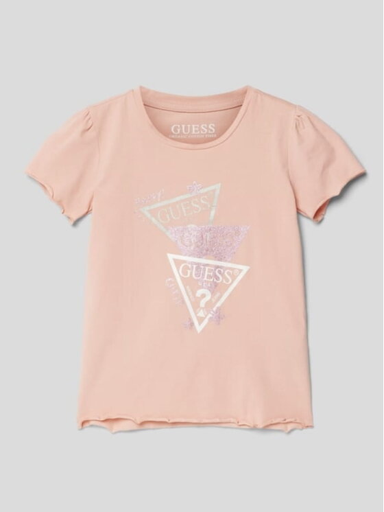 Guess Guess T-shirt K3GI09K6YW1-G6IT Arancione Slim Fit