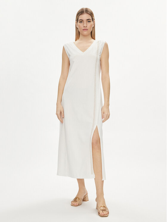 Liu Jo Sport Liu Jo Sport Rochie de zi TA4262 JS088 Alb Regular Fit