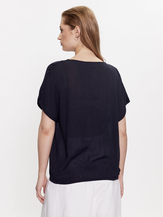 Kaffe Kaffe Blúz Amber Stanley 10500781 Sötétkék Loose Fit
