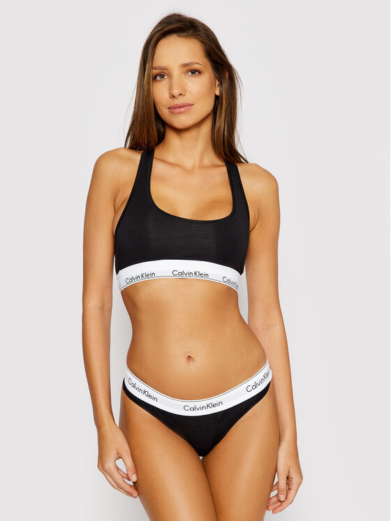 Calvin Klein Underwear Calvin Klein Underwear Stringi 0000F3786E Melns