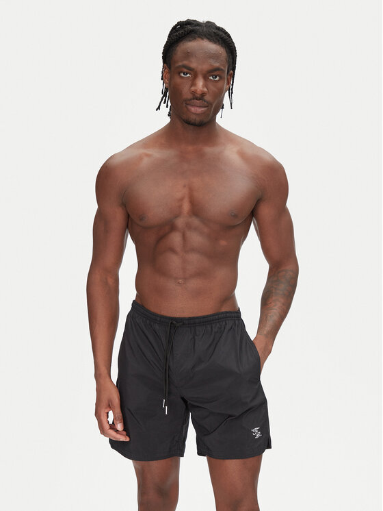 Filling Pieces Filling Pieces Pantaloni scurți pentru înot Classic 9142220 Negru Regular Fit