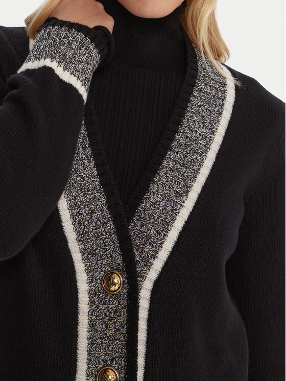 Luisa Spagnoli Luisa Spagnoli Cardigan Ceneriera 100206 Nero Regular Fit