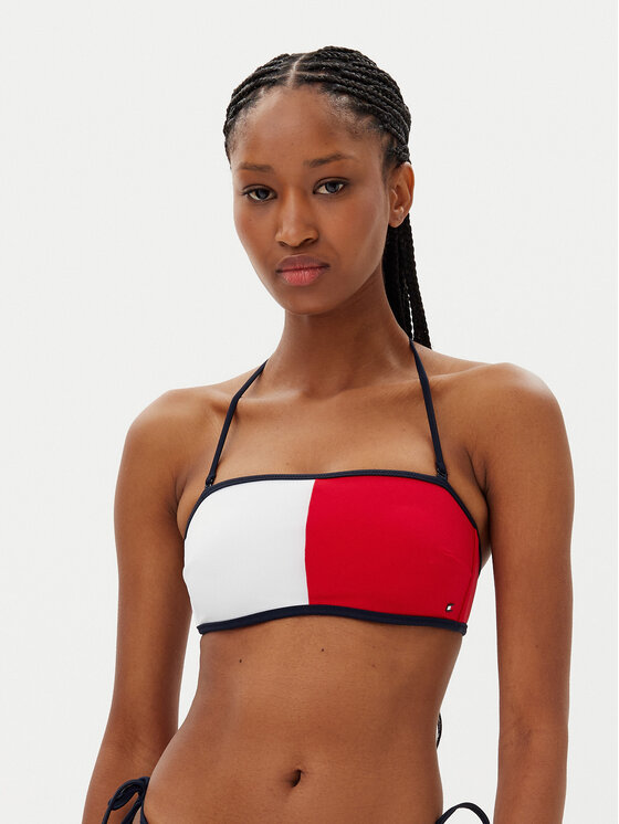 Női Bikini felső Tommy Hilfiger, Méret: M, Piros, UW0UW05816