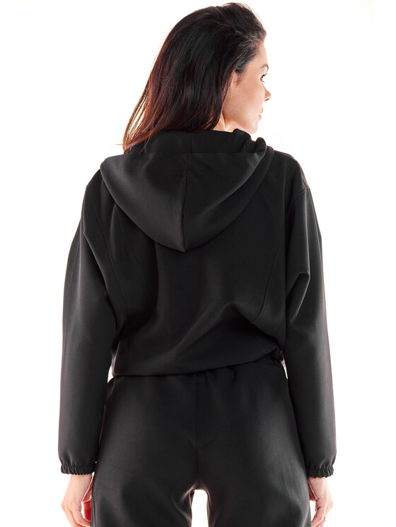 Awama Awama Bluza A590 Czarny Basic Fit