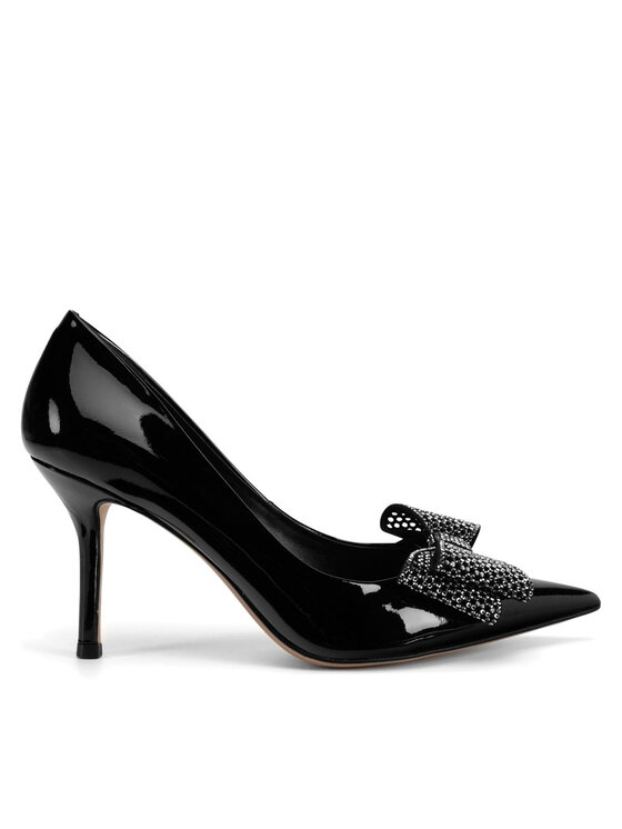 Pantofi cu toc subțire Eva Minge Femei, Mărimea: 39, Negru, ANEMONE-V1892-116-2
